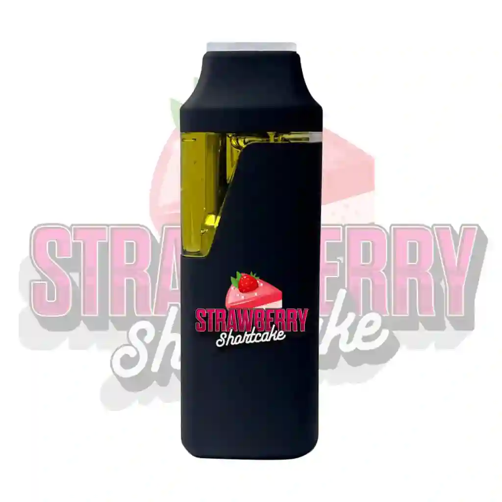 Strawberry Shortcake 2g THC vape cartridge sweet strawberry dessert flavor with uplifting high