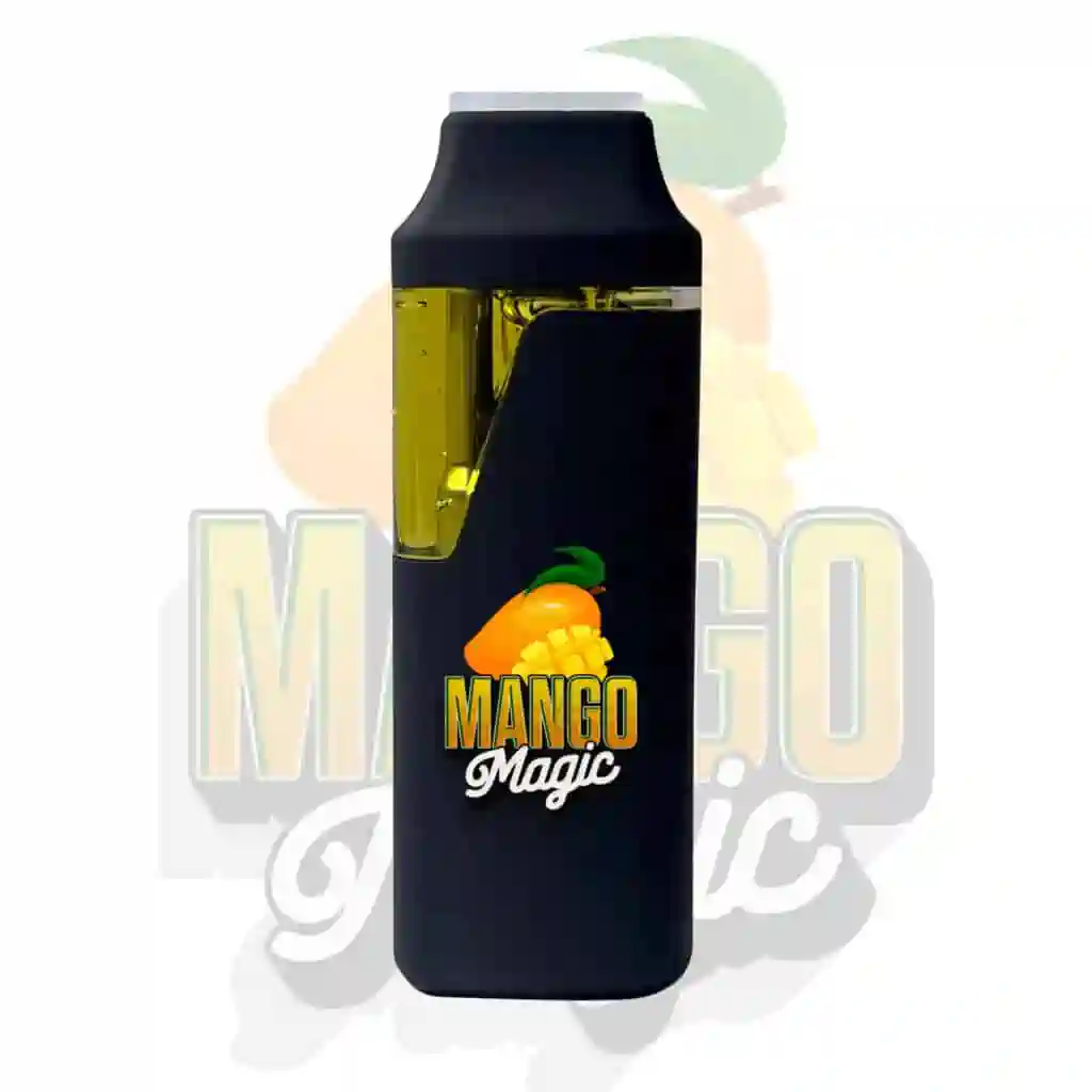 Mango Magic 2g THC vape cartridge – tropical mango flavor with uplifting cannabis effects