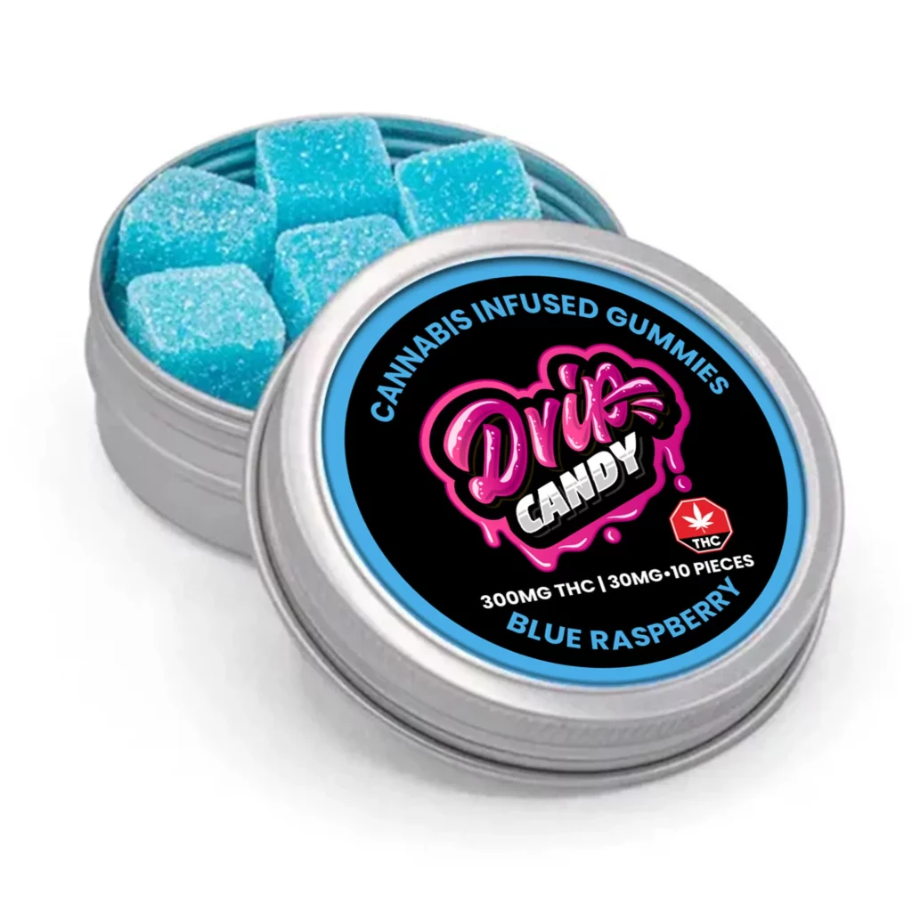 Blue Raspberry Thc Gummies [300mg] | TEN$CARTS