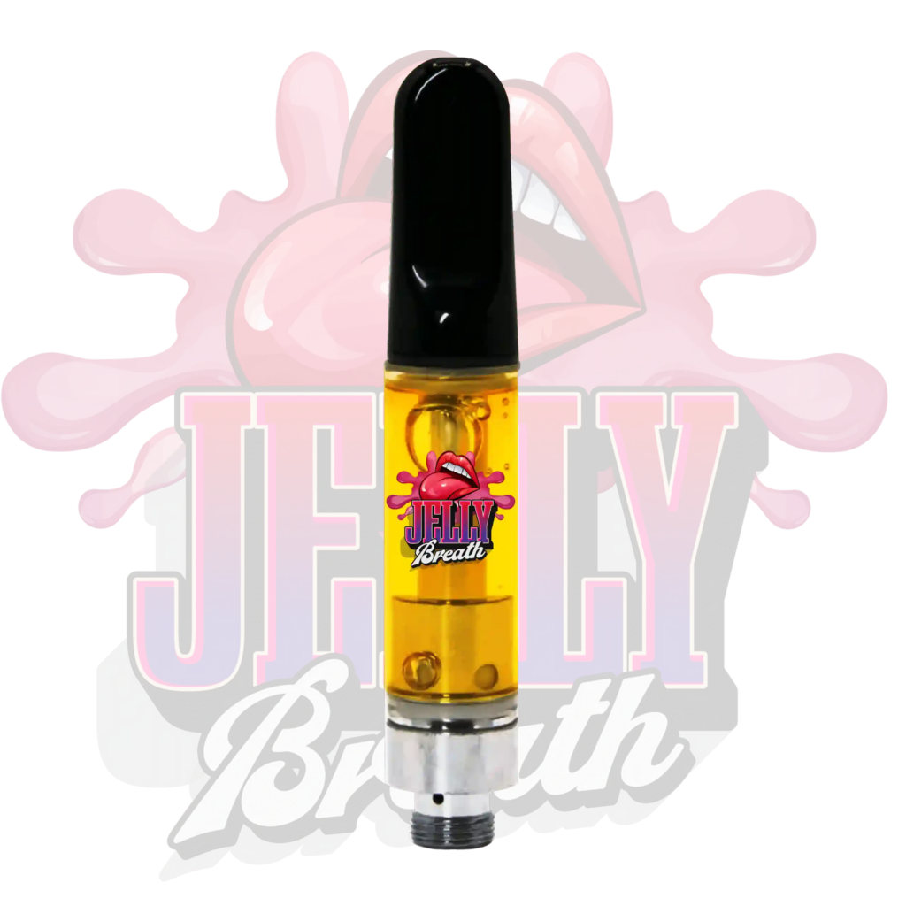 Jelly Breath Live Resin Vape 1g – THC vape for calm relaxation and comfort | TenDollarCarts