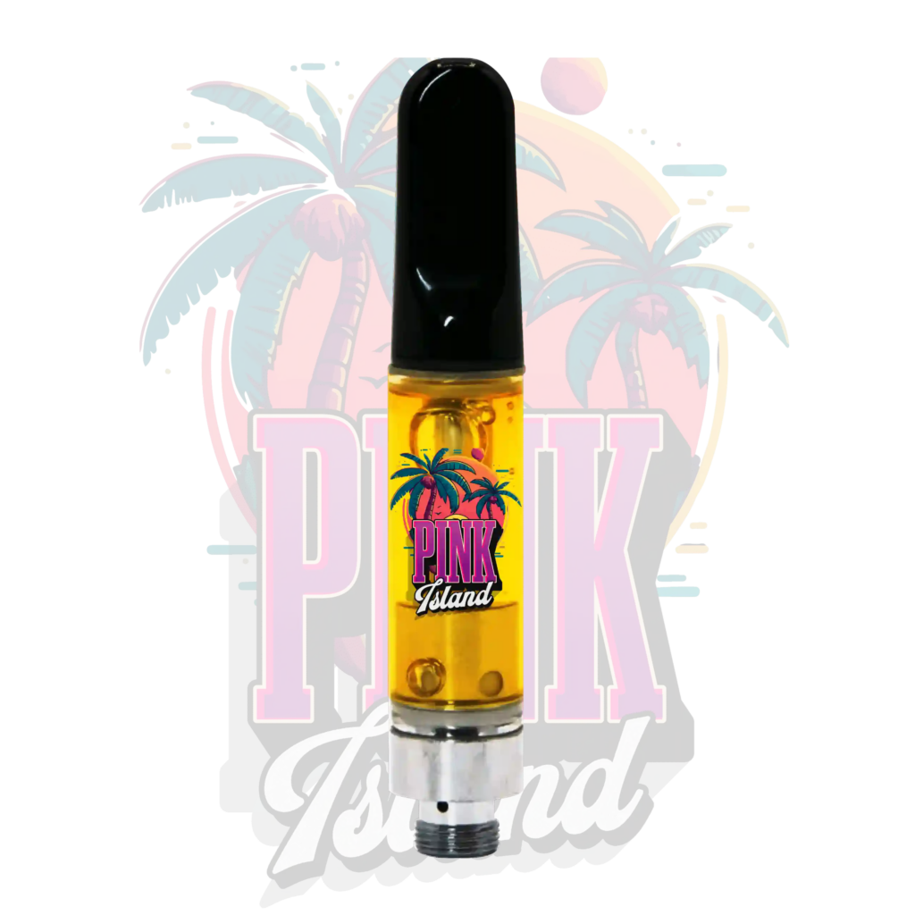Pink Island 1g THC vape cartridge – Hybrid strain for smooth relaxation