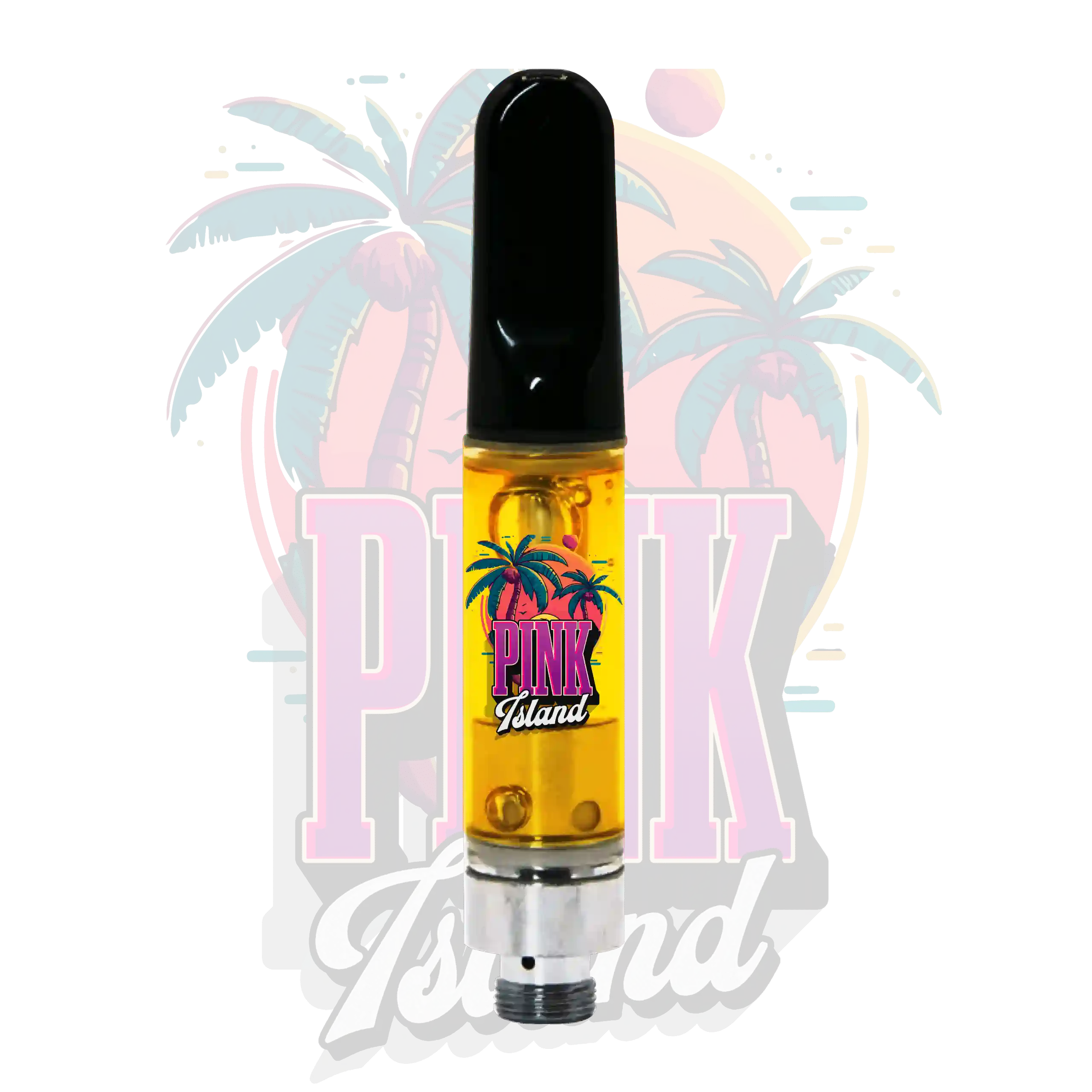 Pink Island 1g THC vape cartridge – Hybrid strain for smooth relaxation
