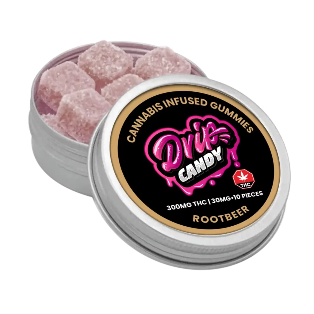 Root Beer THC gummies 300mg – Classic soda flavor edibles for calm relaxation – Buy Online in Canada