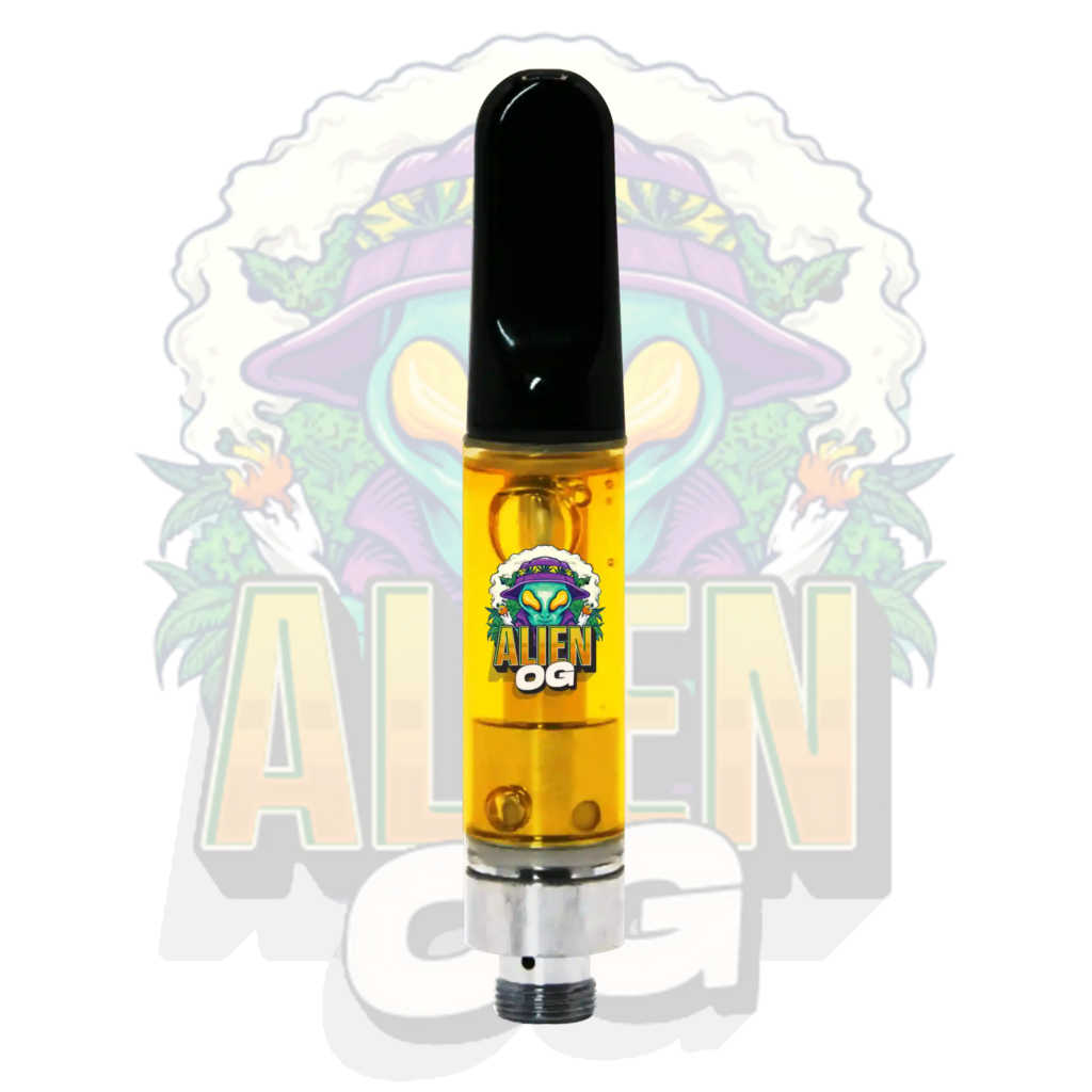 Alien OG Vape 1g THC 510 cartridge – Pine citrus hybrid strain for relaxing calm – Premium THC Vape Canada