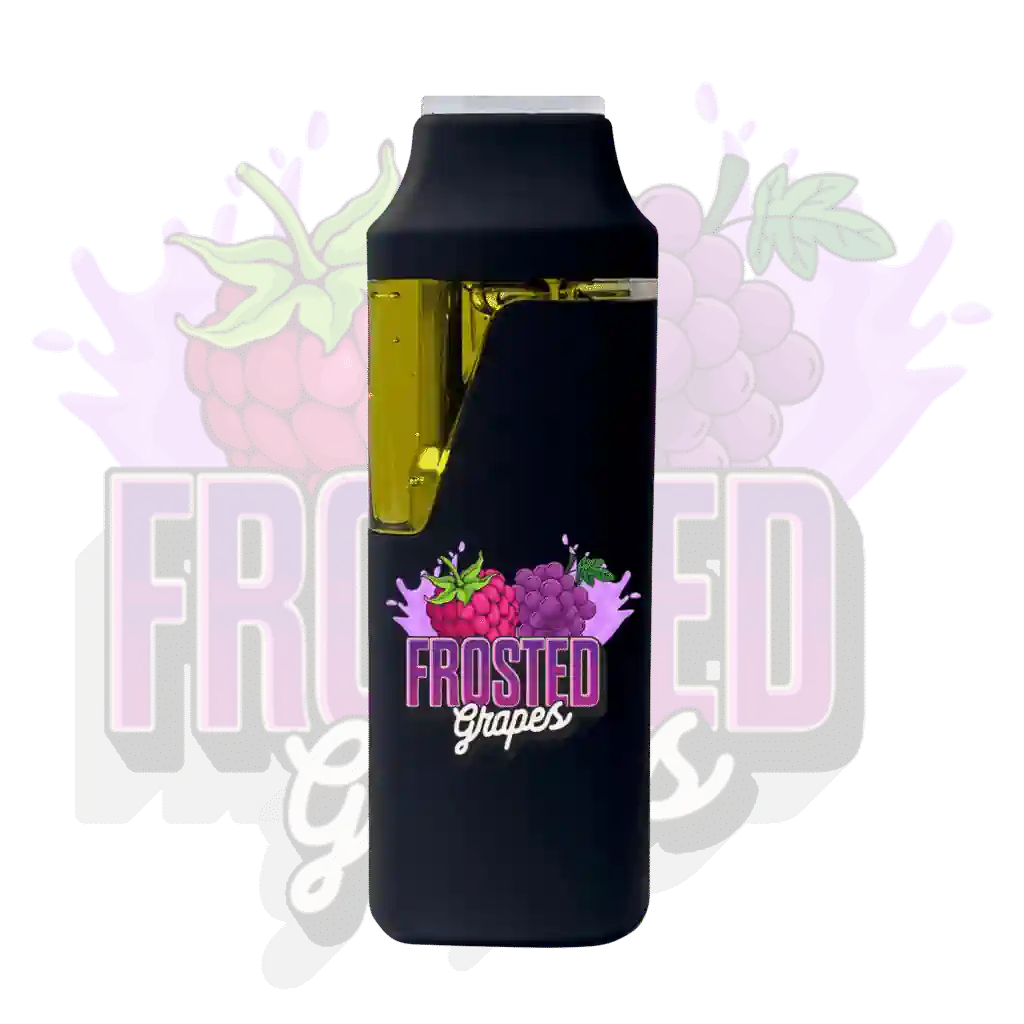 Frosted Grapes 2g disposable THC vape pen – Indica strain with sweet grape calm – Premium THC Vape Canada