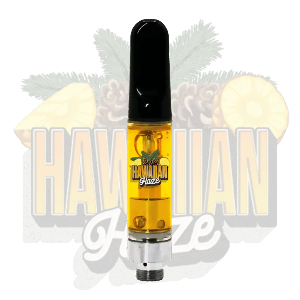 Hawaiian Haze 1g THC vape cartridge – Tropical sativa strain for uplifting energy – Premium THC Vape Canada
