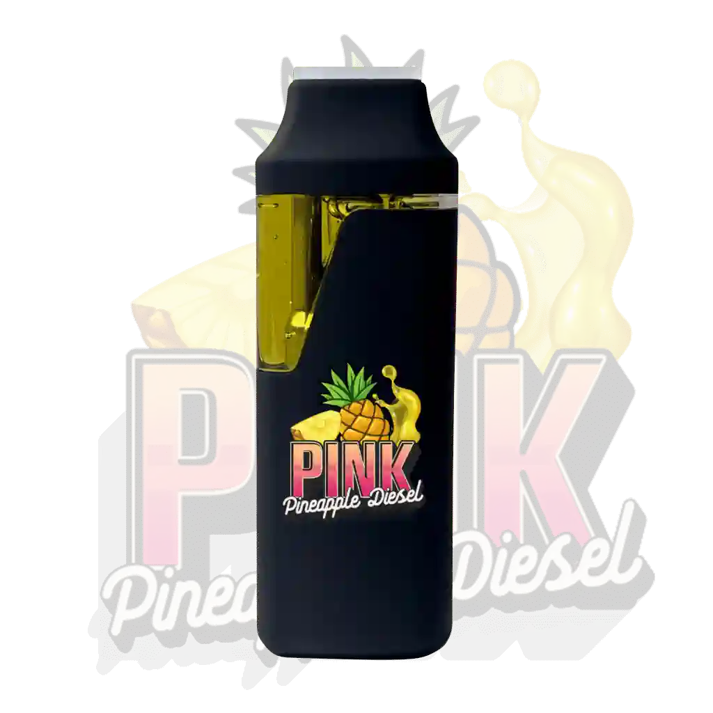 Pink Pineapple Diesel 2g disposable THC vape pen – Tropical hybrid strain for energy – Premium THC Vape Canada