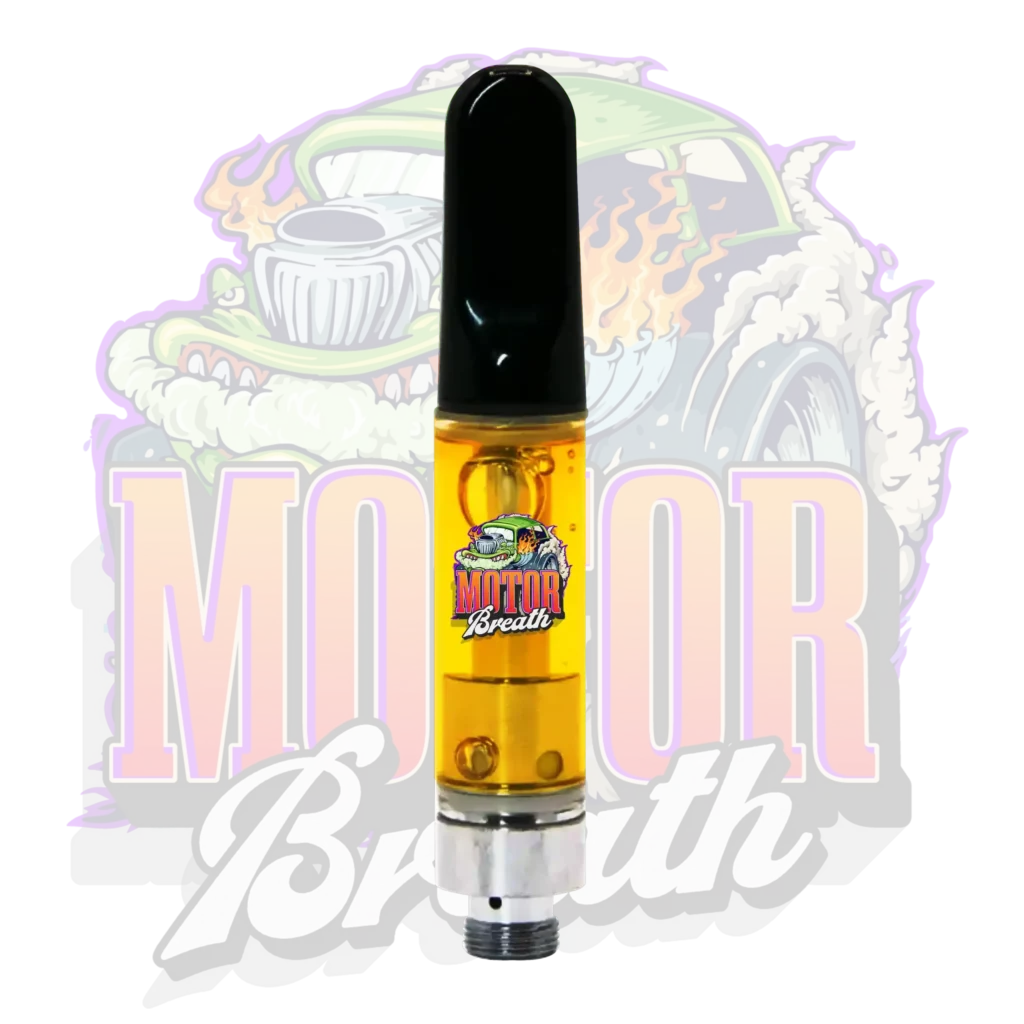 Motor Breath Live Resin Cartridge 1g – Strong indica THC cart for body relaxation – Premium THC Vape Cartridge Canada
