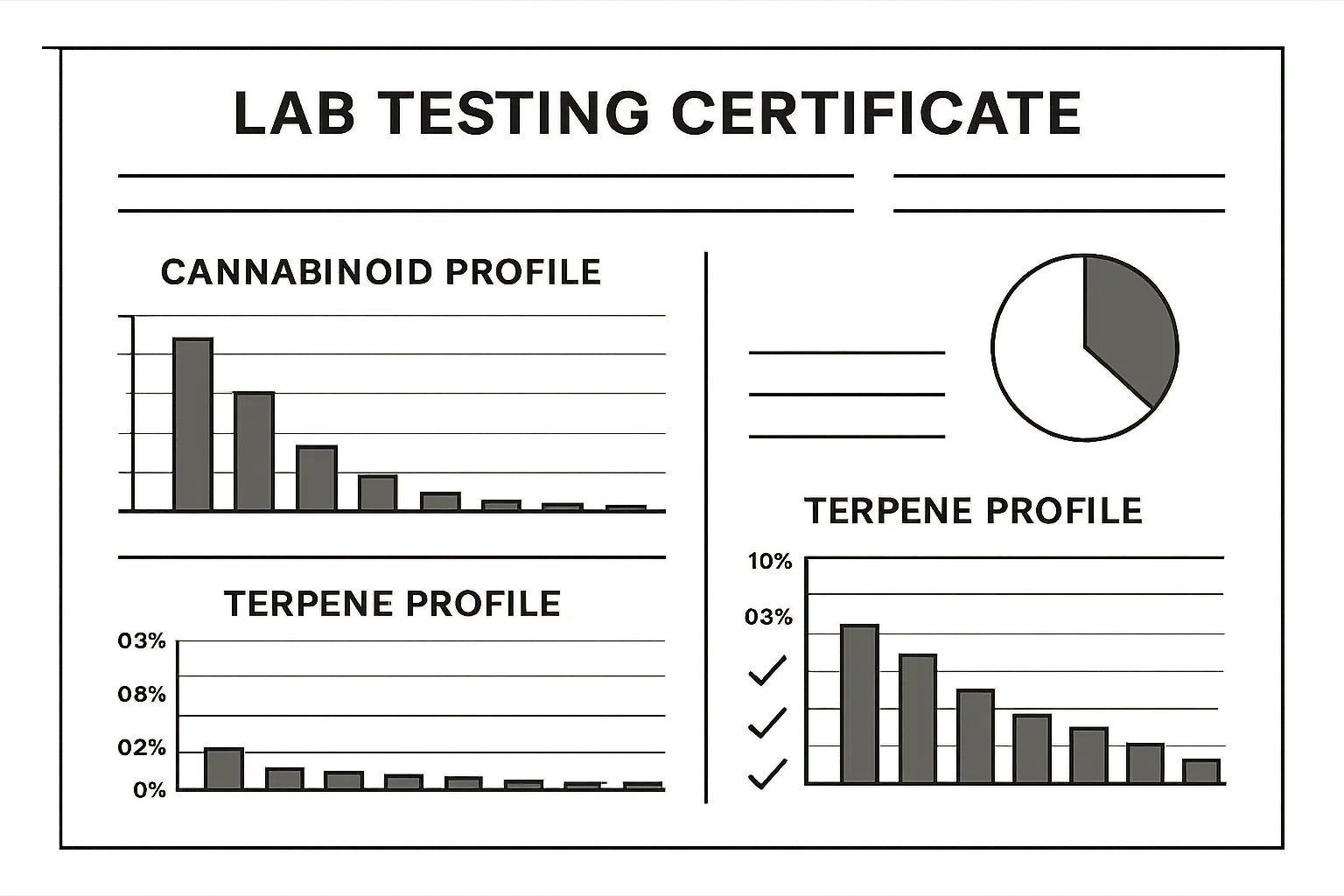 Quality cannabis product evaluation and testing