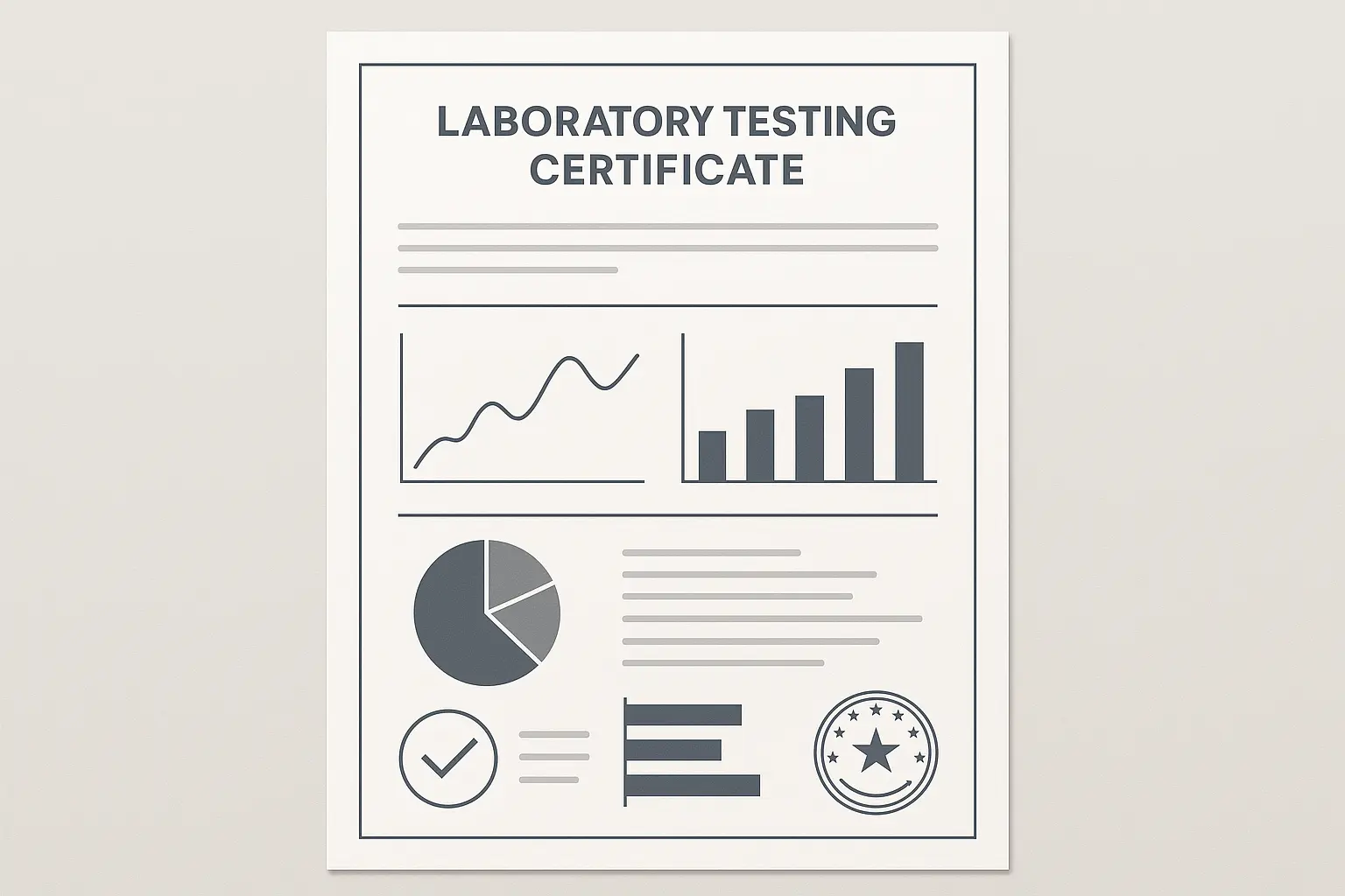 Cannabis lab testing certificate showing THC and terpene results
