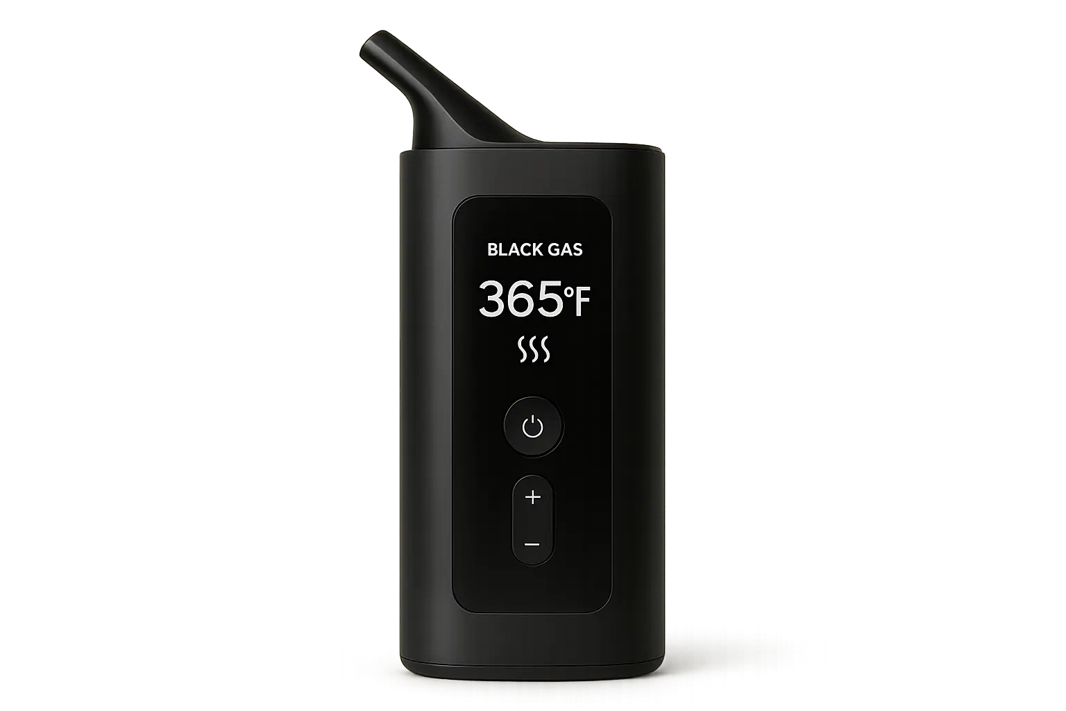 Vaporizer temperature control settings for Black Gas strain