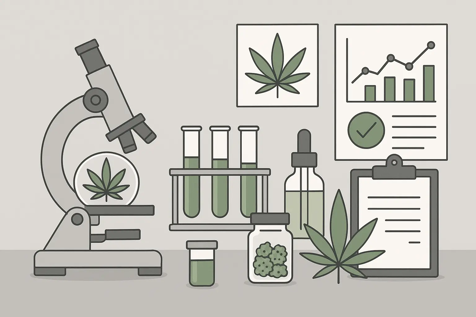 Cannabis quality control and batch testing