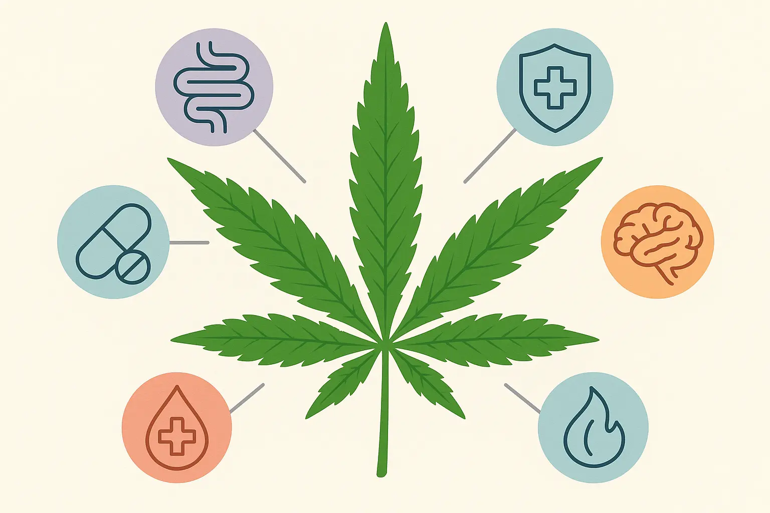 Medical cannabis research showing therapeutic benefits