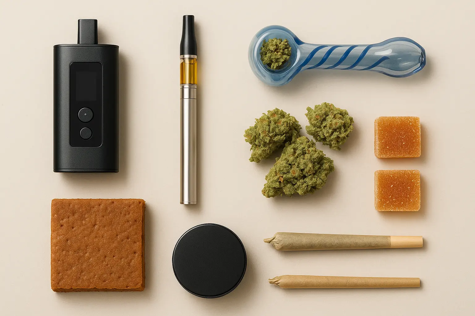 Cannabis consumption methods comparison