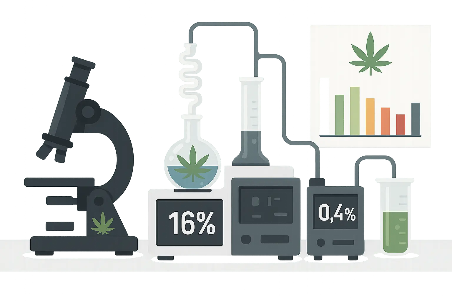 Rainbow Belts strain potency testing results