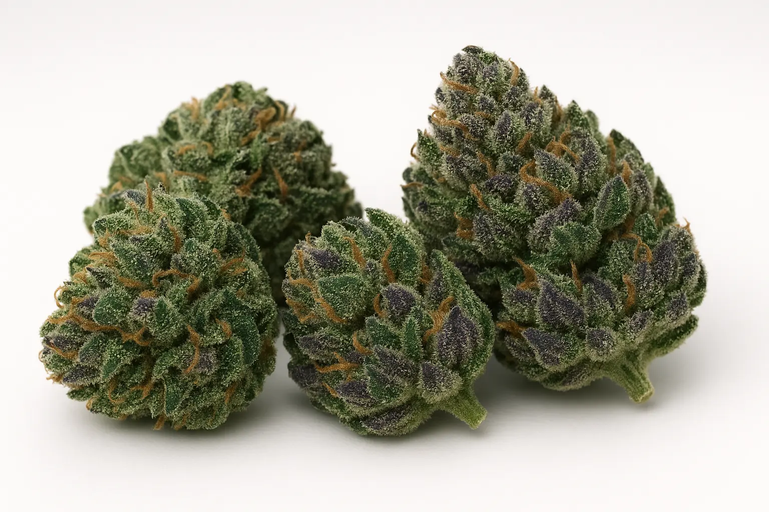 Black Gas strain buds showing dense structure
