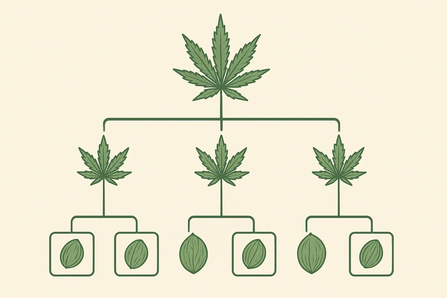 Cannabis genetics and breeding chart