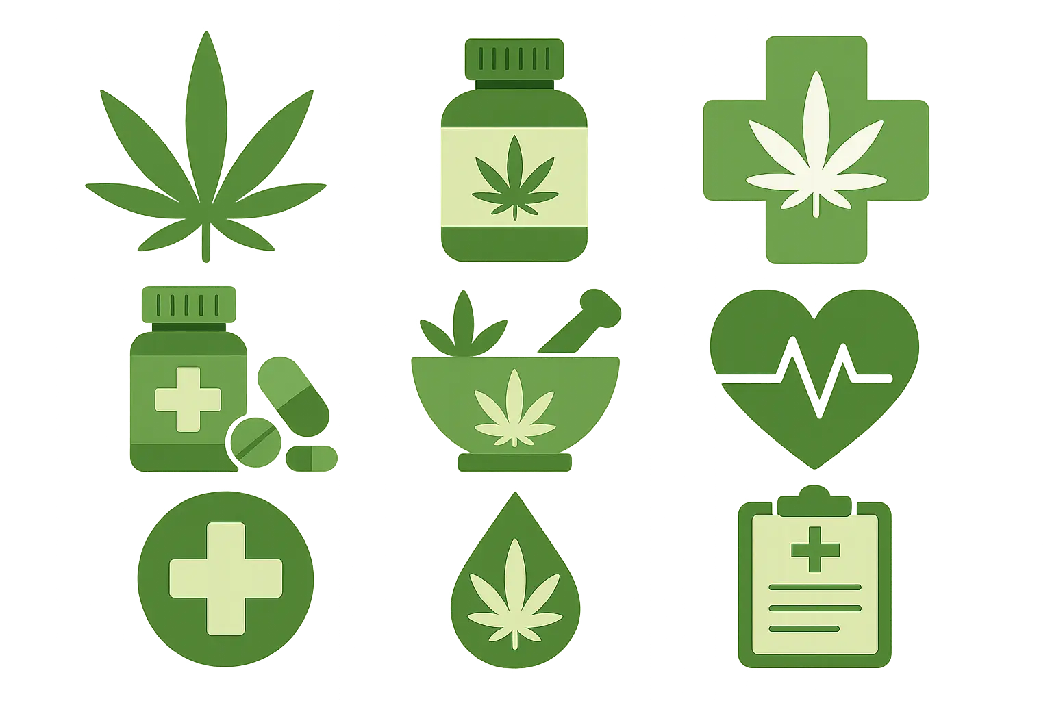 Cannabis therapeutic benefits chart
