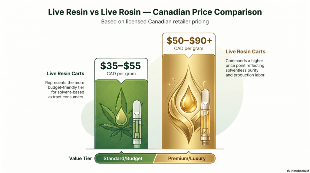 Live Resin vs Live Rosin Carts: What's the Difference and Which Should You Choose in Canada?